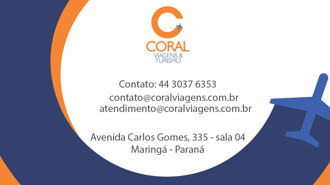 Coral Viagens, Telefone 44 3037-6353